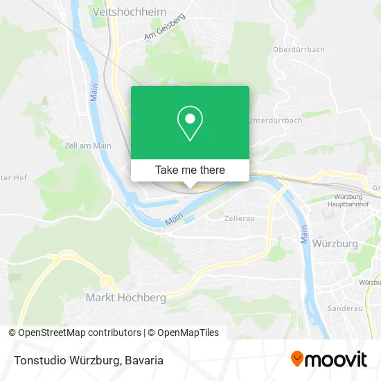 Карта Tonstudio Würzburg