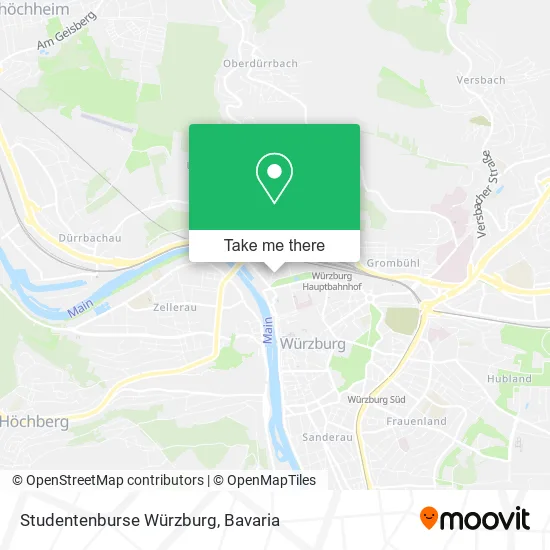 Карта Studentenburse Würzburg