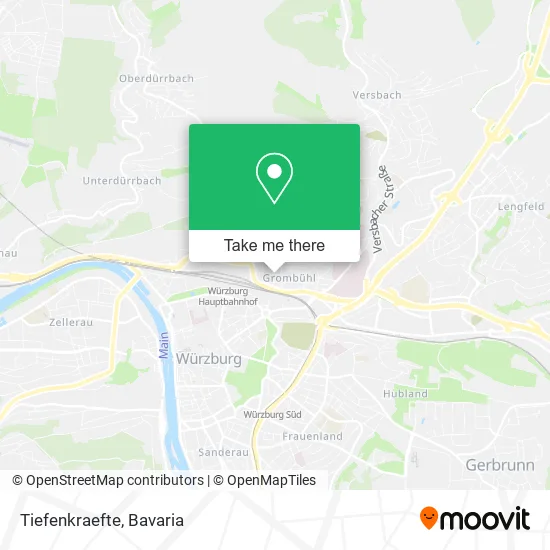 Карта Tiefenkraefte