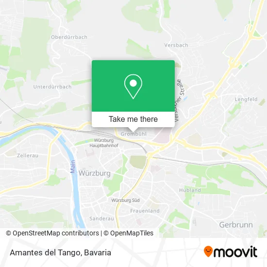 Amantes del Tango map