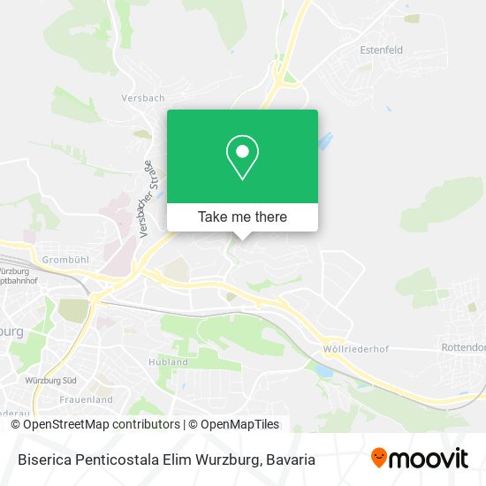 Biserica Penticostala Elim Wurzburg map