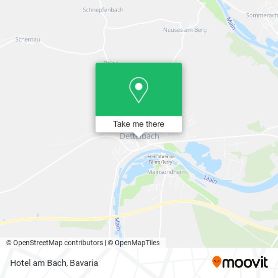 Hotel am Bach map