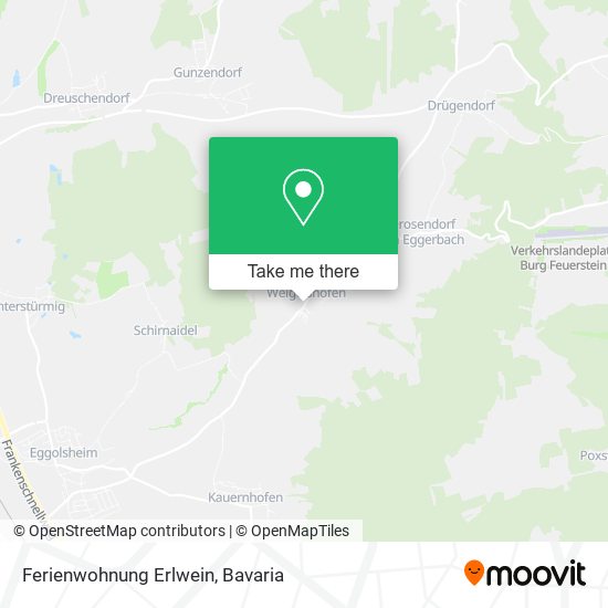 Ferienwohnung Erlwein map