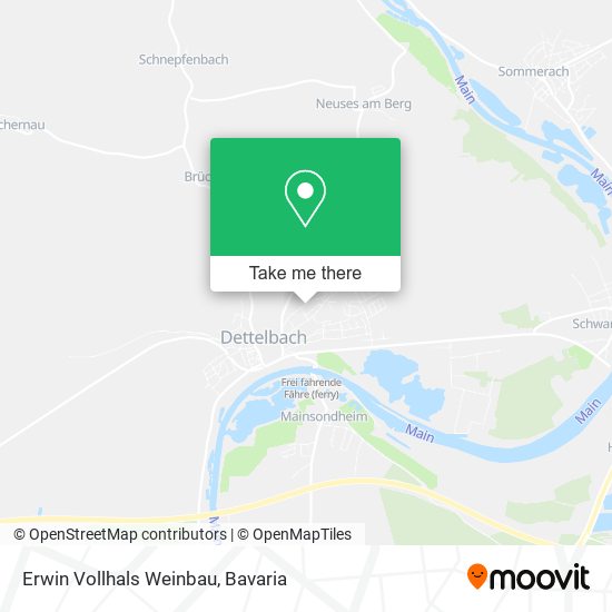 Erwin Vollhals Weinbau map