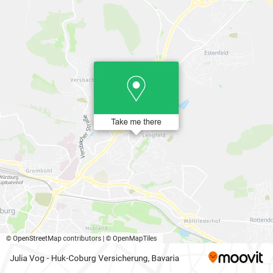 Карта Julia Vog - Huk-Coburg Versicherung