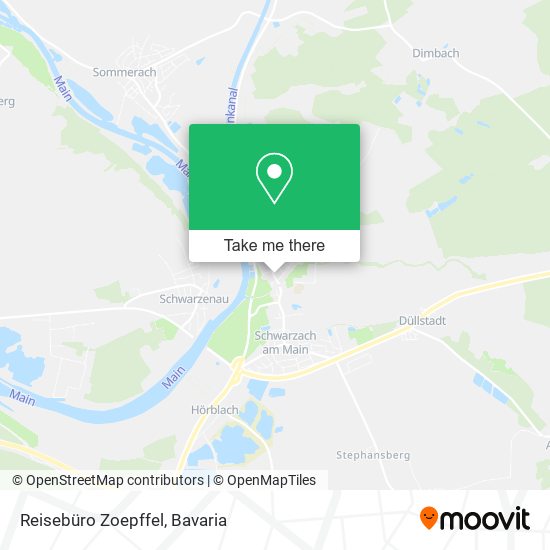 Reisebüro Zoepffel map
