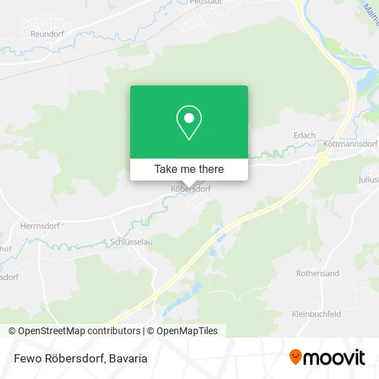 Карта Fewo Röbersdorf
