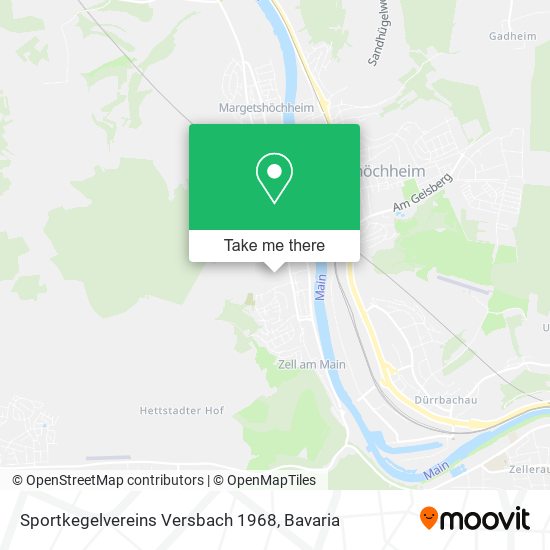 Sportkegelvereins Versbach 1968 map