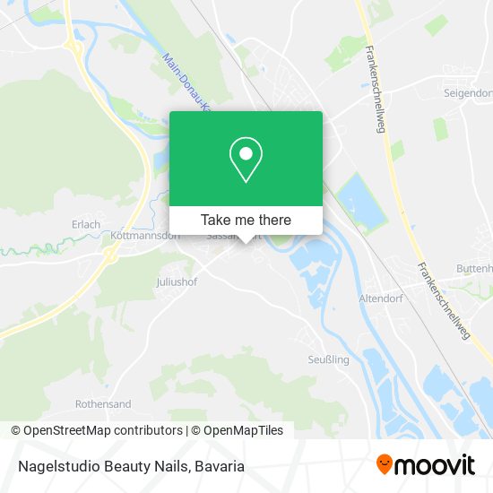 Nagelstudio Beauty Nails map