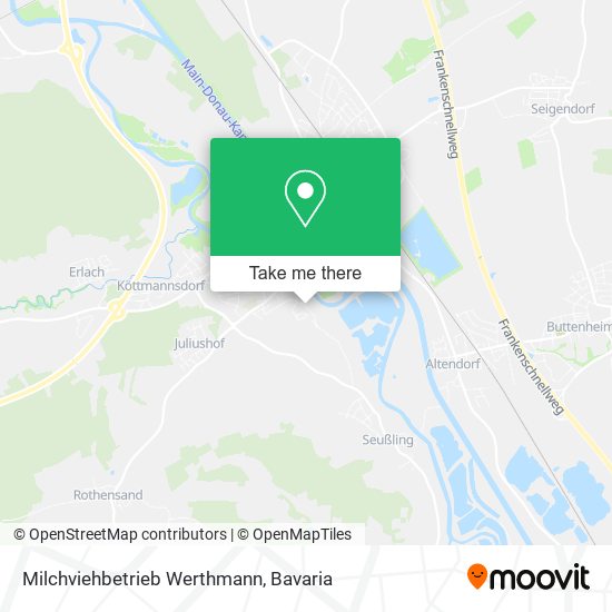 Milchviehbetrieb Werthmann map
