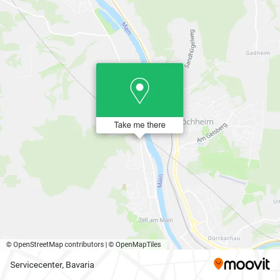 Карта Servicecenter
