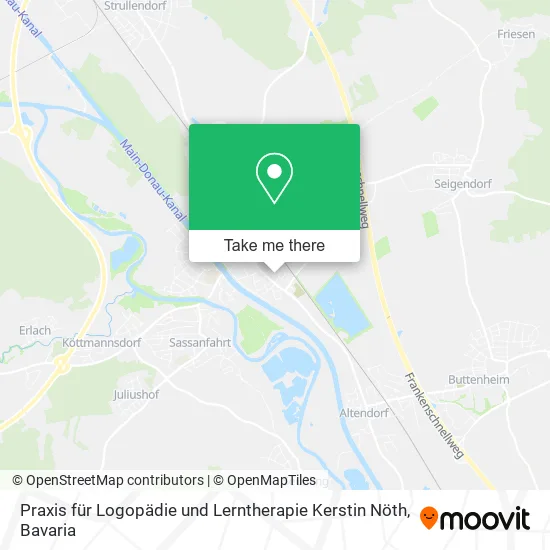 Карта Praxis für Logopädie und Lerntherapie Kerstin Nöth