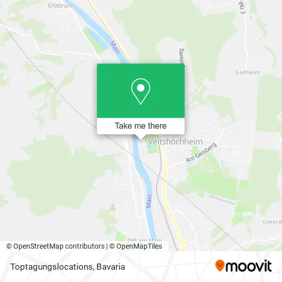 Карта Toptagungslocations