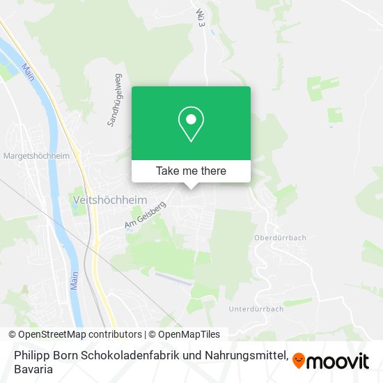 Philipp Born Schokoladenfabrik und Nahrungsmittel map