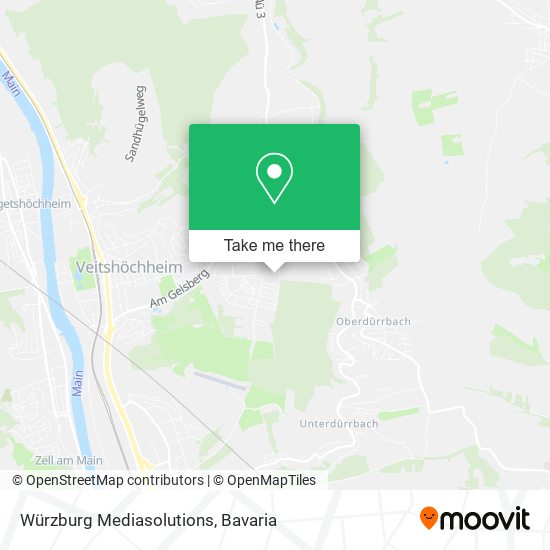 Würzburg Mediasolutions map