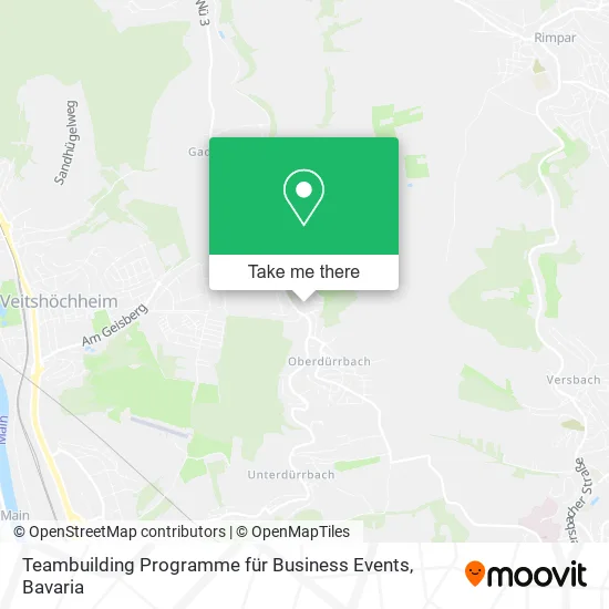 Карта Teambuilding Programme für Business Events