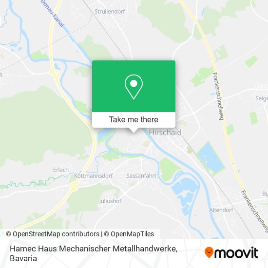 Hamec Haus Mechanischer Metallhandwerke map