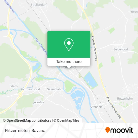 Карта Flitzermieten