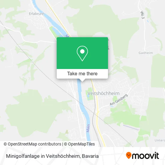 Карта Minigolfanlage in Veitshöchheim