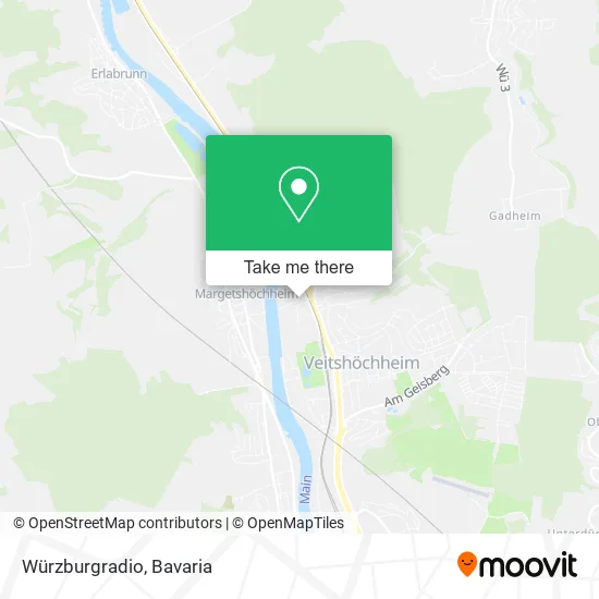 Карта Würzburgradio