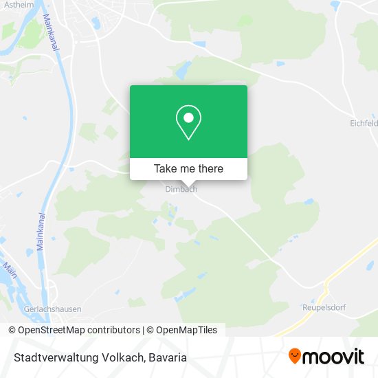 Stadtverwaltung Volkach map