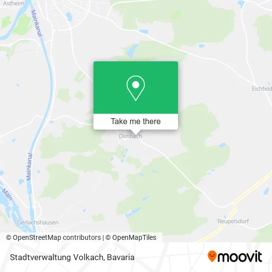 Карта Stadtverwaltung Volkach