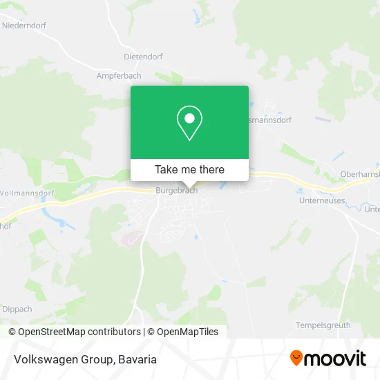 Карта Volkswagen Group