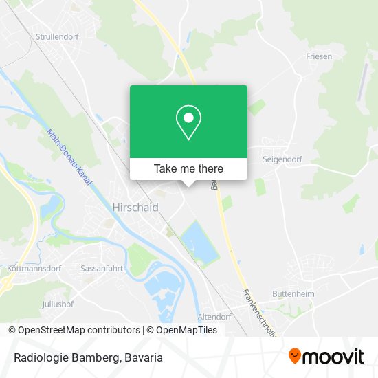 Radiologie Bamberg map