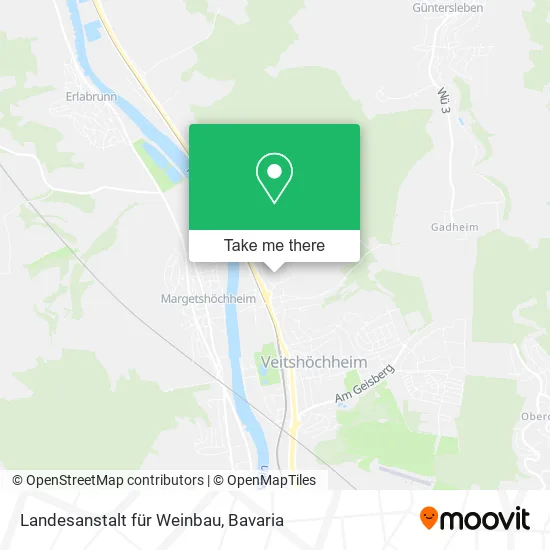 Карта Landesanstalt für Weinbau