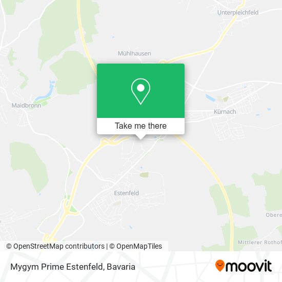 Mygym Prime Estenfeld map