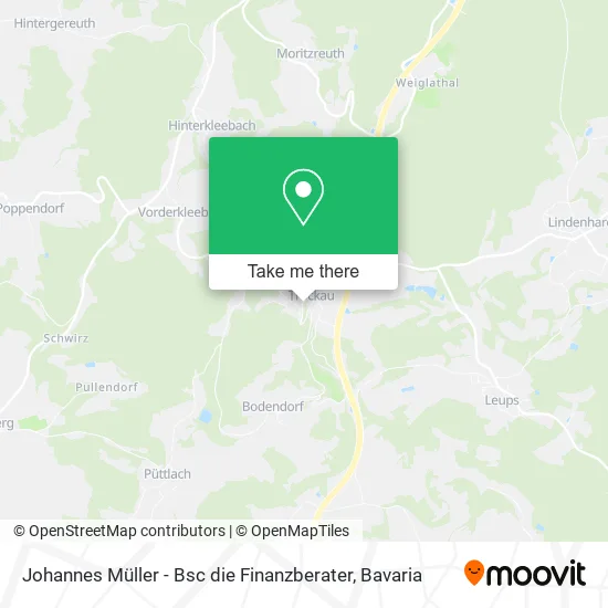 Карта Johannes Müller - Bsc die Finanzberater