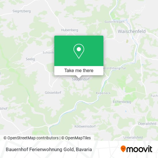 Bauernhof Ferienwohnung Gold map