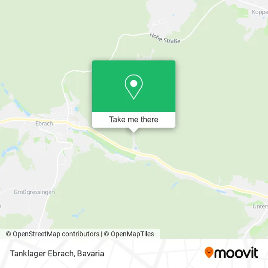 Карта Tanklager Ebrach