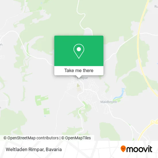 Карта Weltladen Rimpar