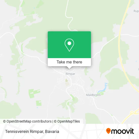 Карта Tennisverein Rimpar