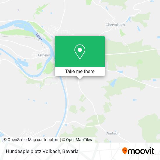 Hundespielplatz Volkach map