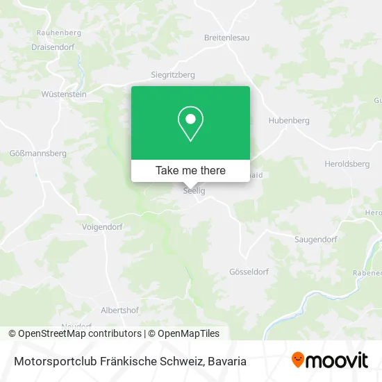 Карта Motorsportclub Fränkische Schweiz