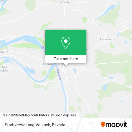 Stadtverwaltung Volkach map