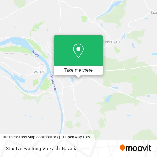 Карта Stadtverwaltung Volkach