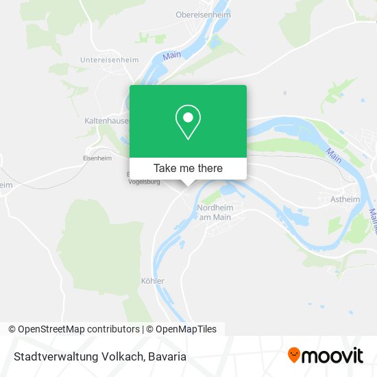 Stadtverwaltung Volkach map