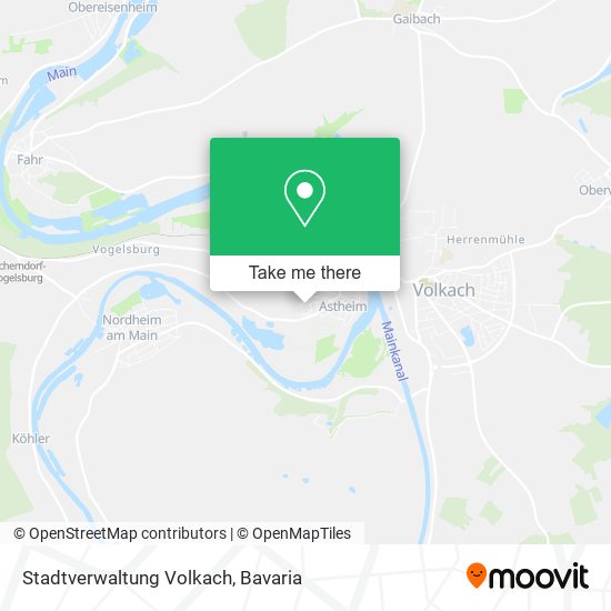 Stadtverwaltung Volkach map