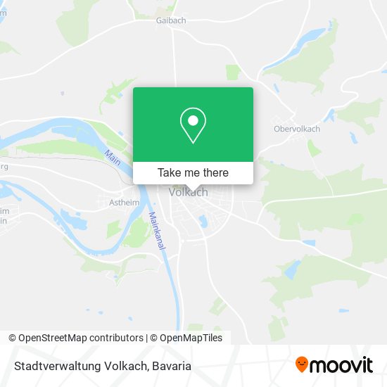Карта Stadtverwaltung Volkach