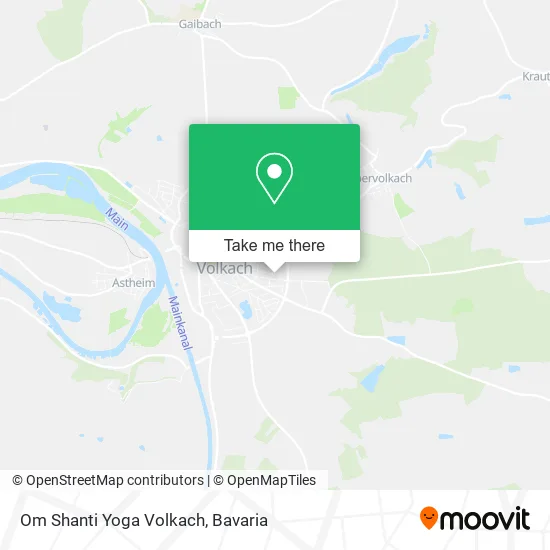Карта Om Shanti Yoga Volkach