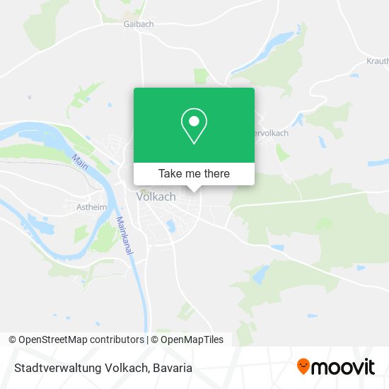 Stadtverwaltung Volkach map