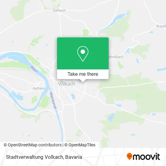 Карта Stadtverwaltung Volkach