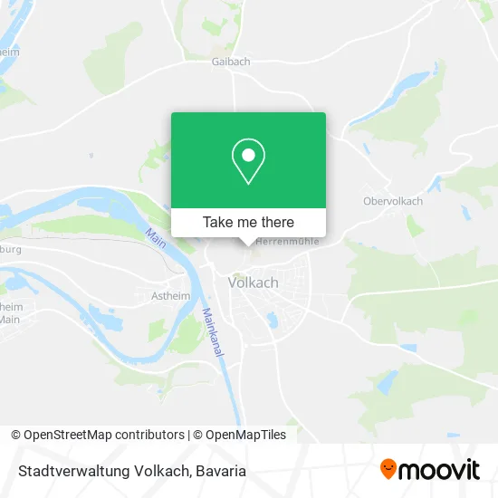 Карта Stadtverwaltung Volkach