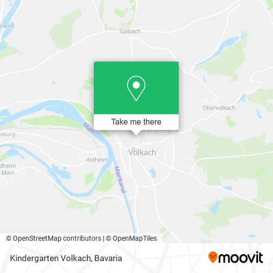 Карта Kindergarten Volkach