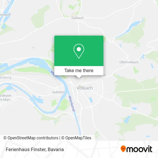 Карта Ferienhaus Finster