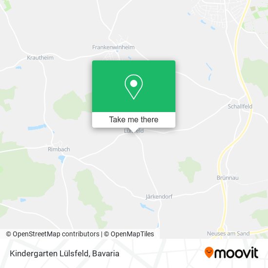 Kindergarten Lülsfeld map