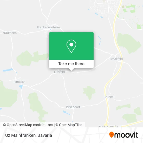 Карта Üz Mainfranken